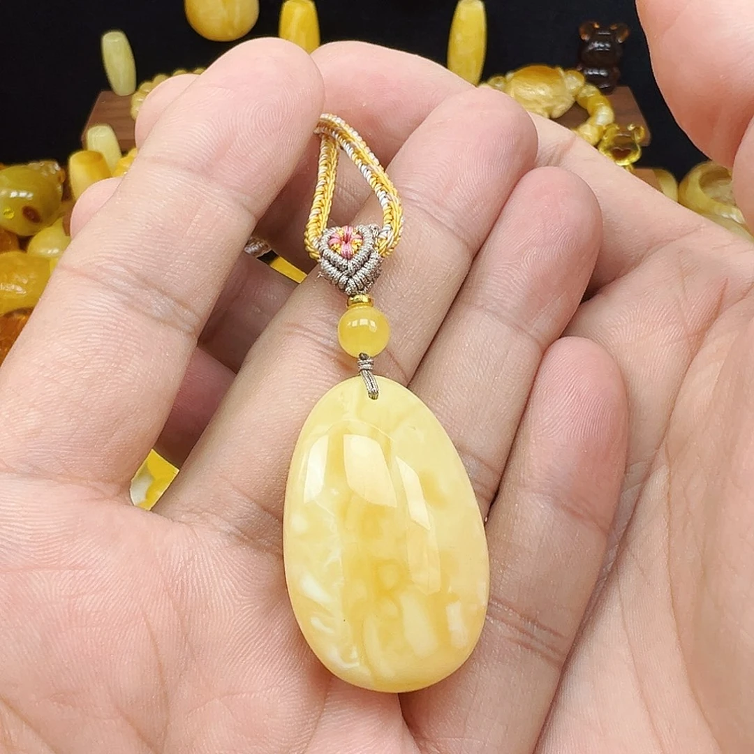 蜜蜡未镶嵌珠宝奇石蜜蜡吊坠，特价福利