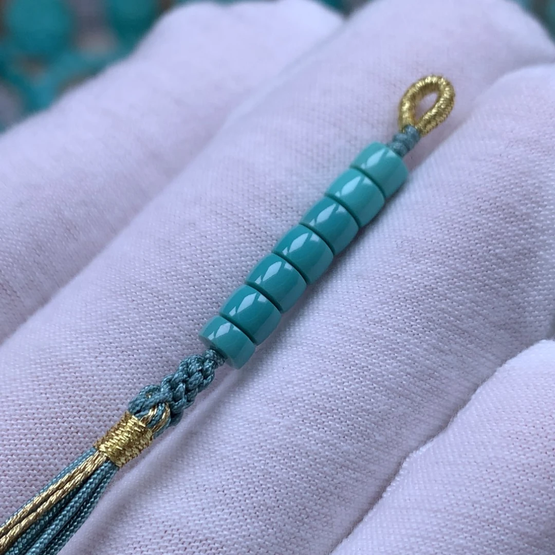 绿松石精品配饰直径4.6mm未镶嵌