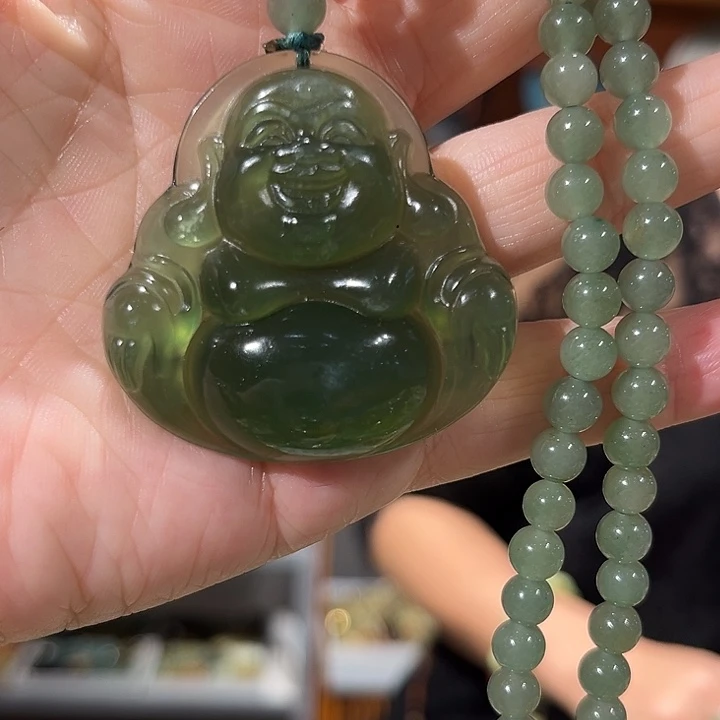 未镶嵌岫玉毛衣链