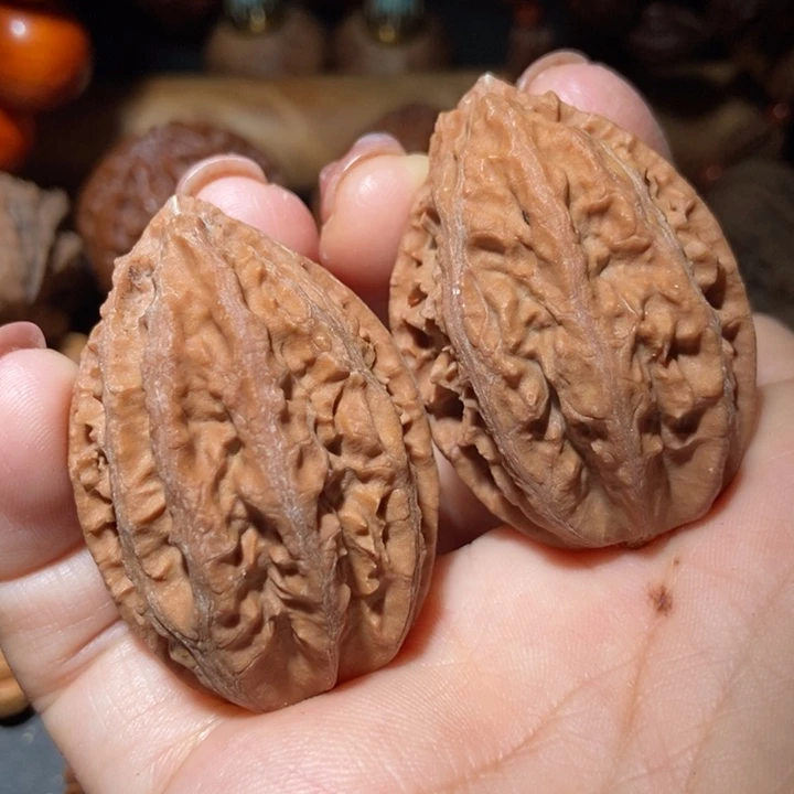 把件文玩核桃东北楸子小雪25