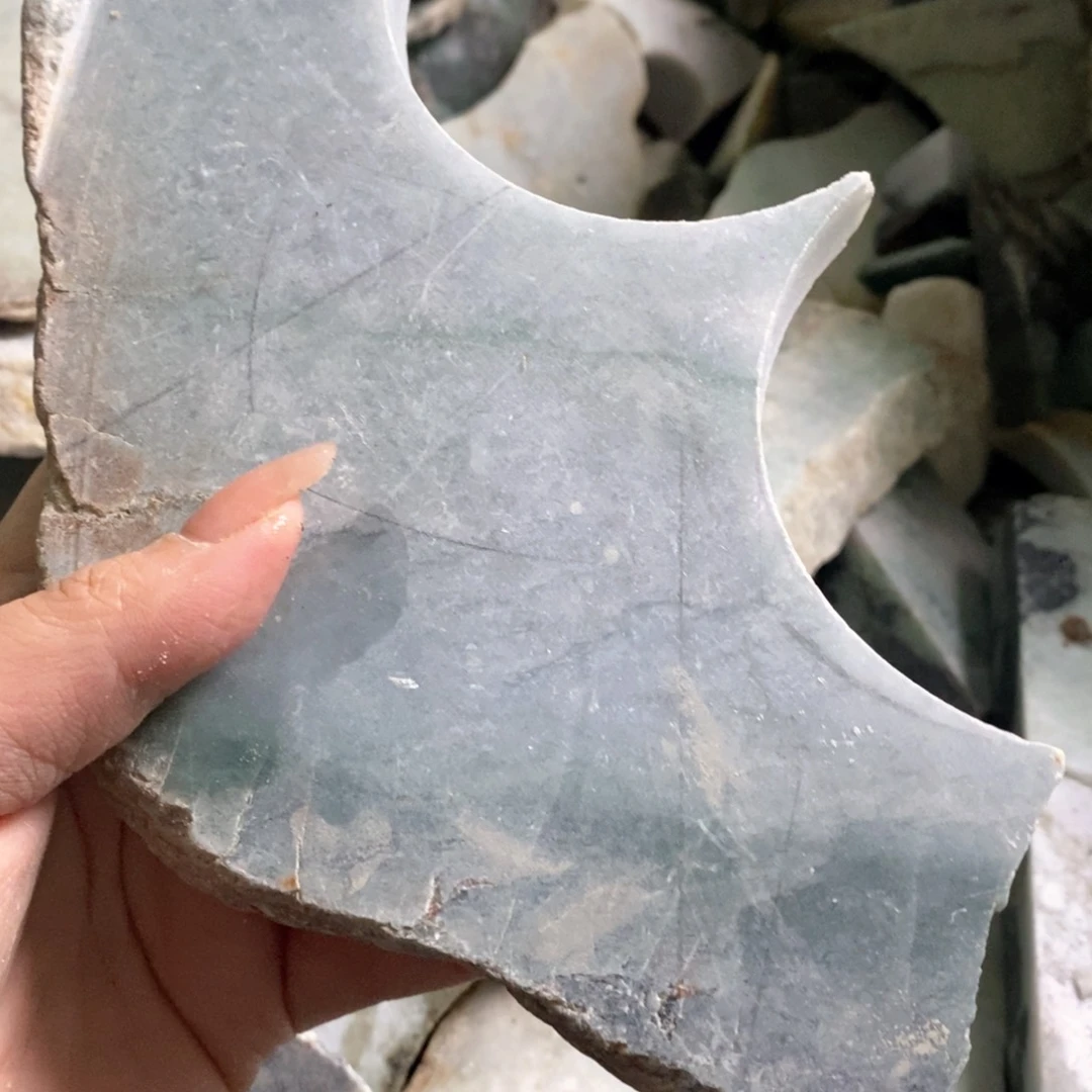 颈饰未镶嵌翡翠天然翡翠