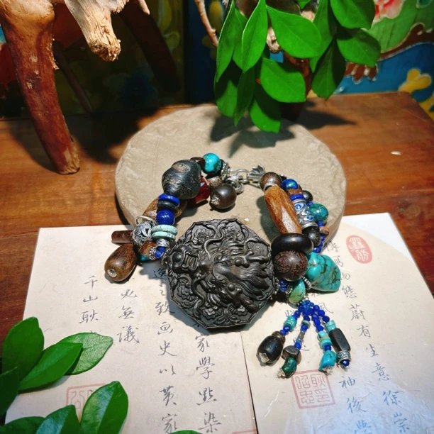 925银珐琅银制品 年中必入单品锦象原创设计个性特色手链