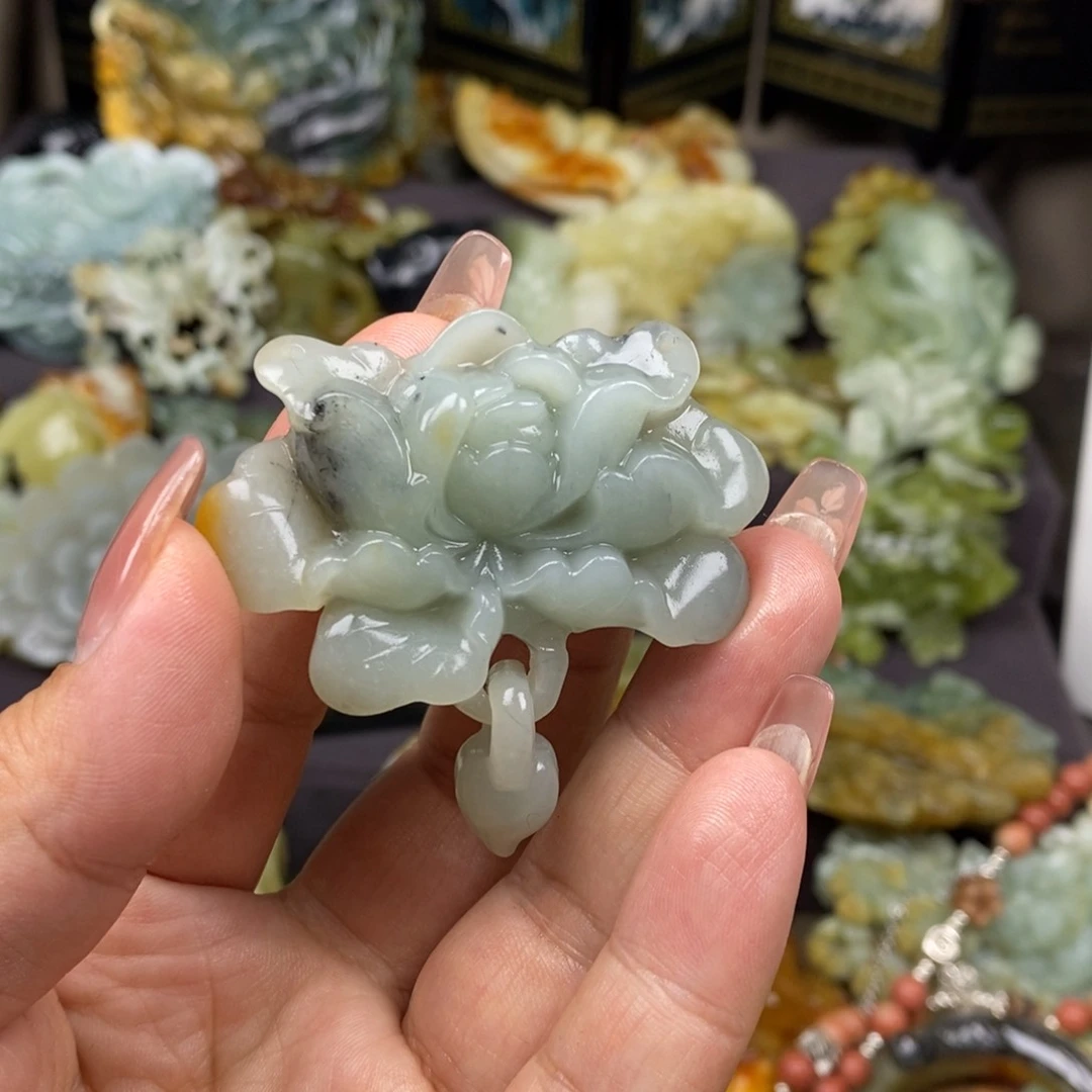 岫玉未镶嵌吊坠(赠链)?****