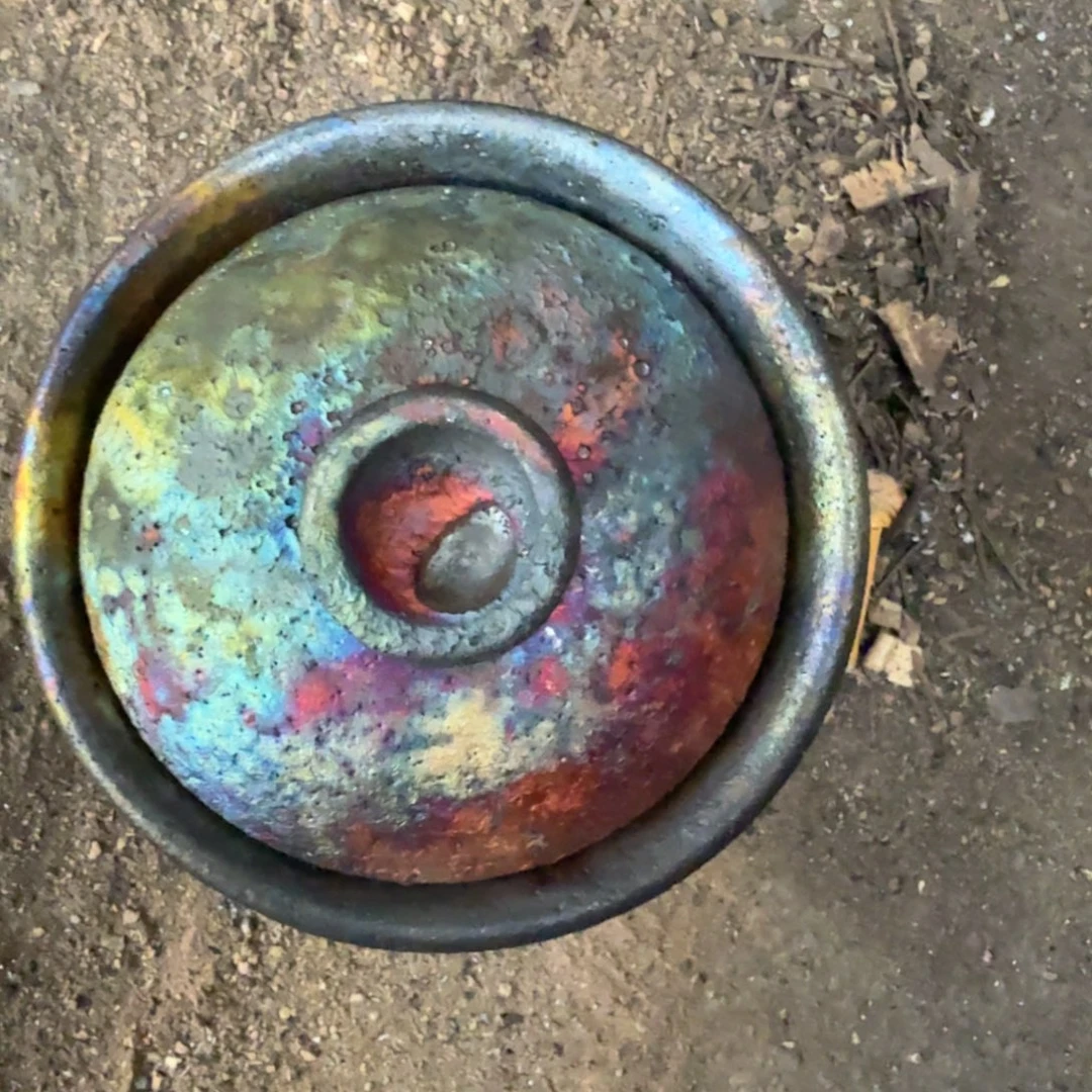 不***蓝全手工制作精品盖碗彩盖