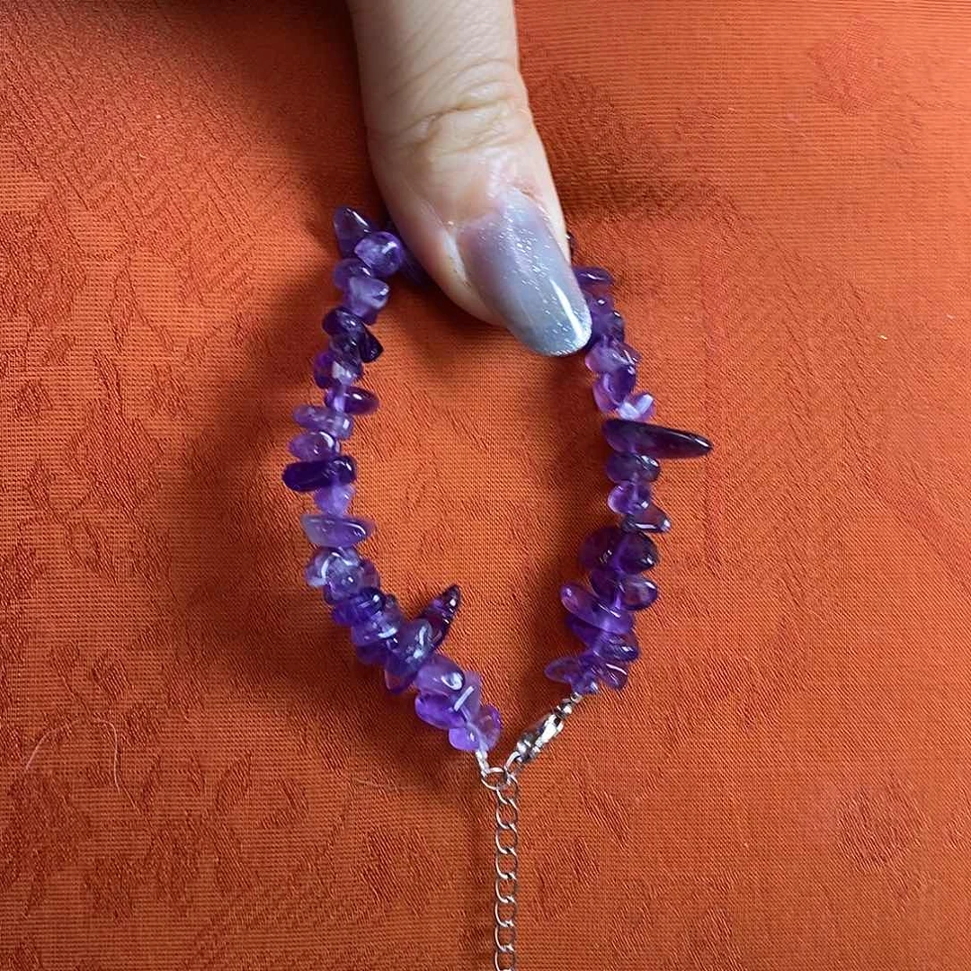 紫晶手绳未镶嵌手串