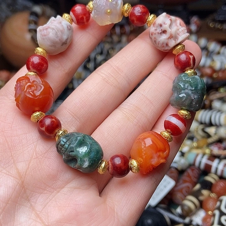 玛瑙/玉髓未镶嵌手链