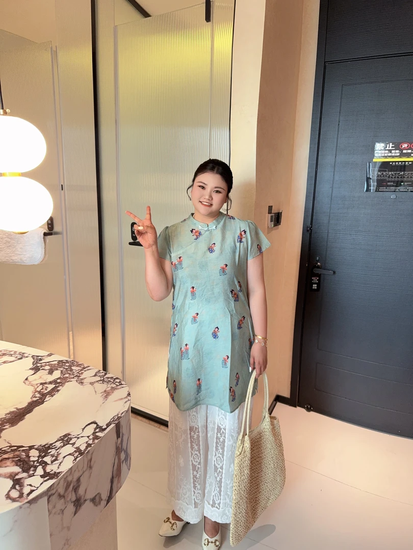 大圆子家定制国风小唐人上衣