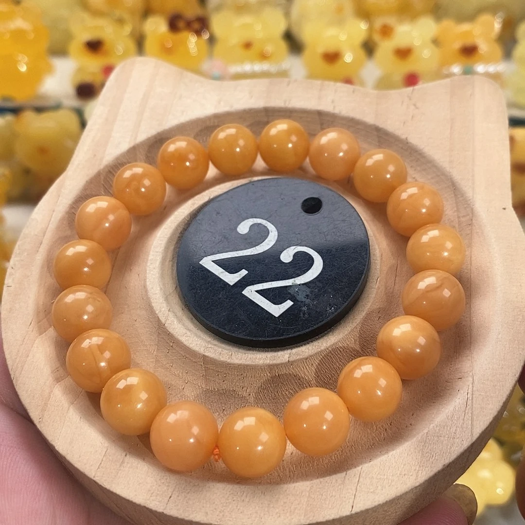 琥珀颈饰未镶嵌手链