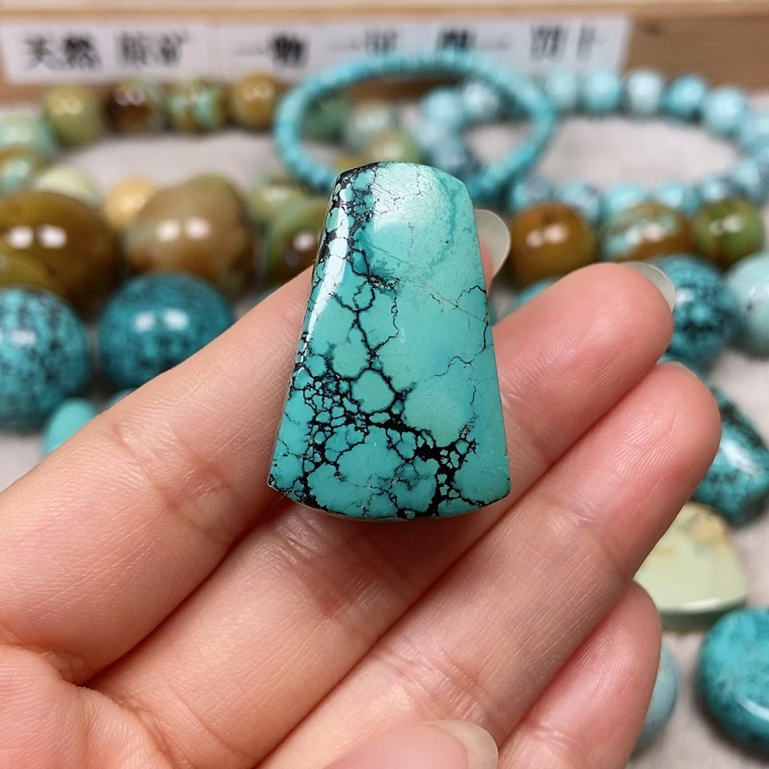 未镶嵌绿松石珠宝半成品