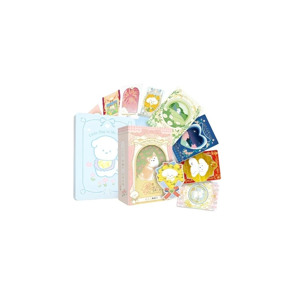 【拆盒】卡盟文创 心之犬典藏卡-毛球花舍【 筱奕】