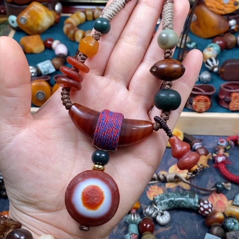 【闪购商品】玛瑙/玉髓颈饰未镶嵌项链