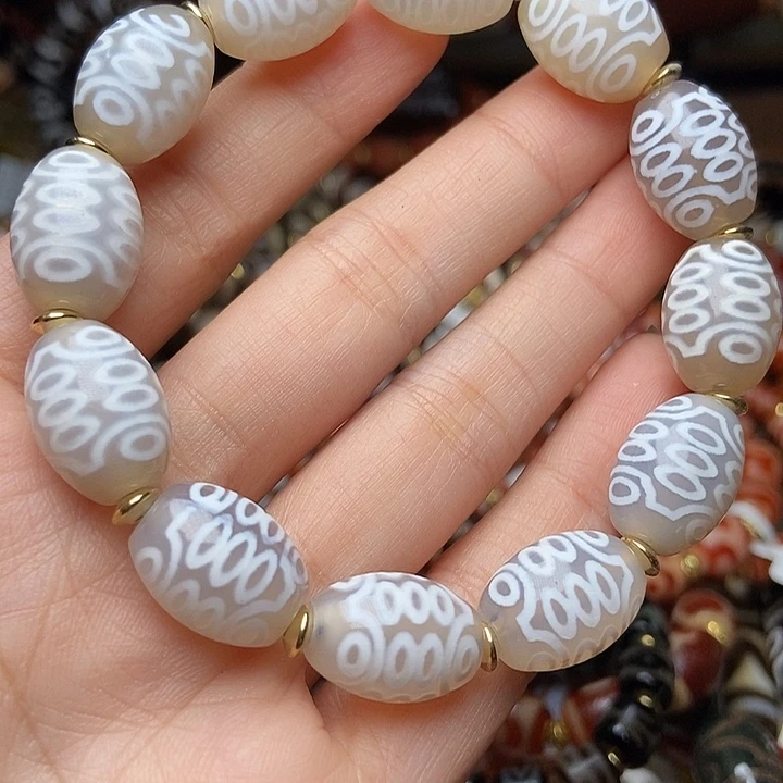 玛瑙/玉髓未镶嵌手链