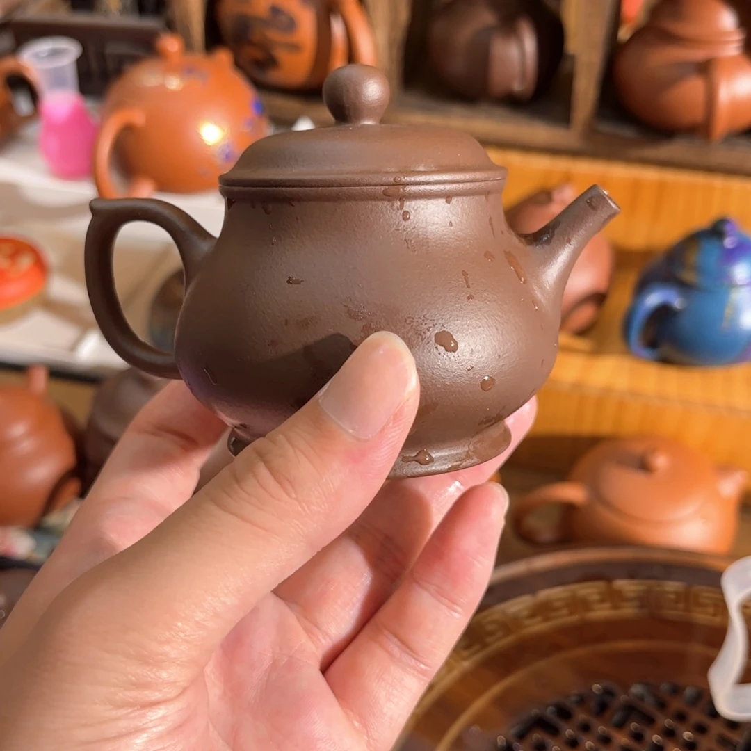 紫砂紫砂茶具不机车盖子微晃