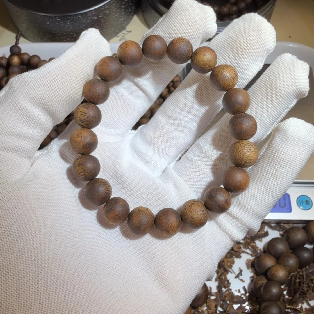 沉香手串圆珠单圈1.0-7