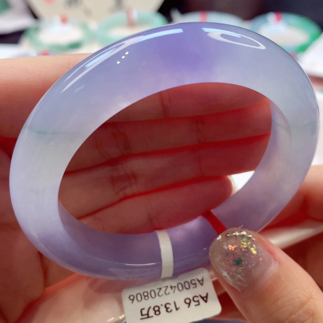 翡翠手镯未镶嵌95号正圈77