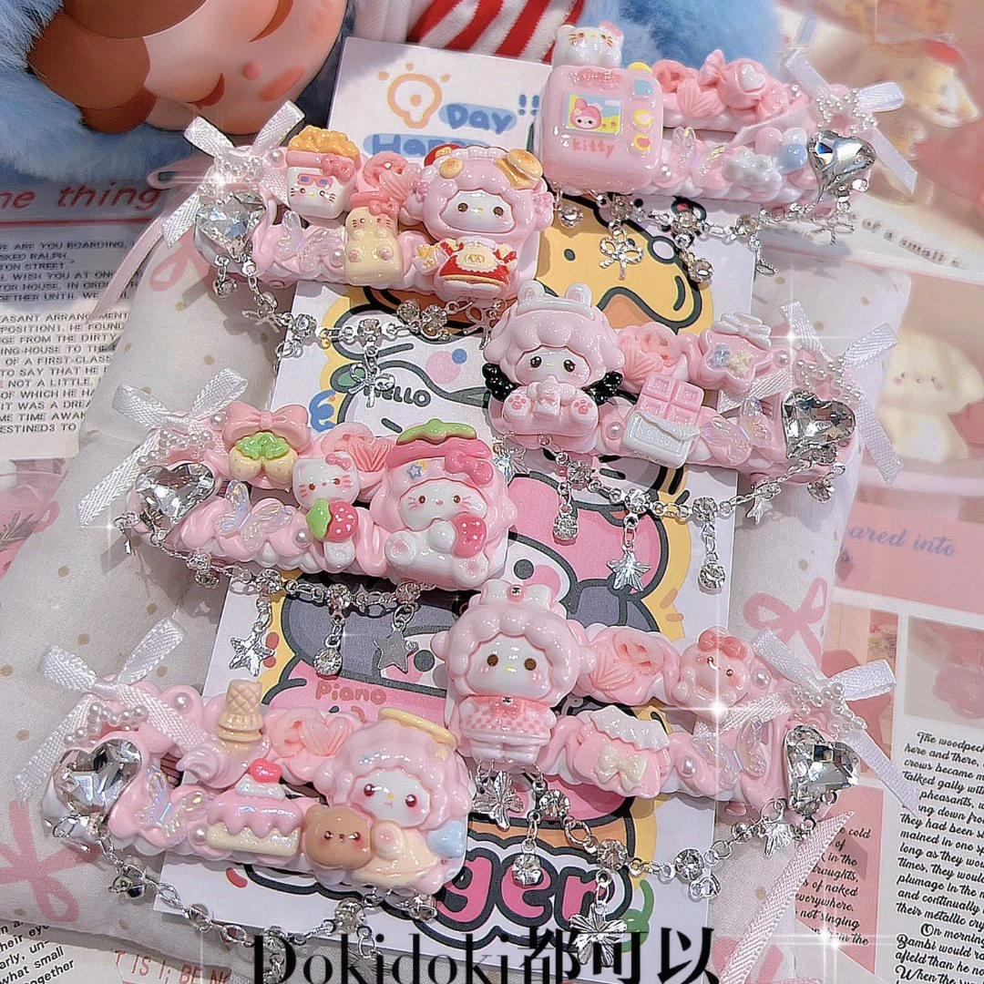 【直播拆对对碰】创意手工卡通超萌可爱甜美公主发饰头饰韩版小女孩