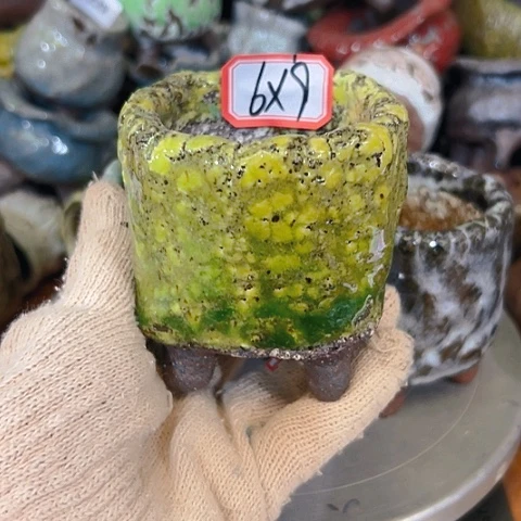 粗陶花盆手工花盆制作就这样