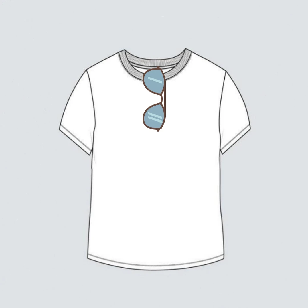 夏季百搭潮流老花渐变短袖T恤男女情侣款衣服时尚透气