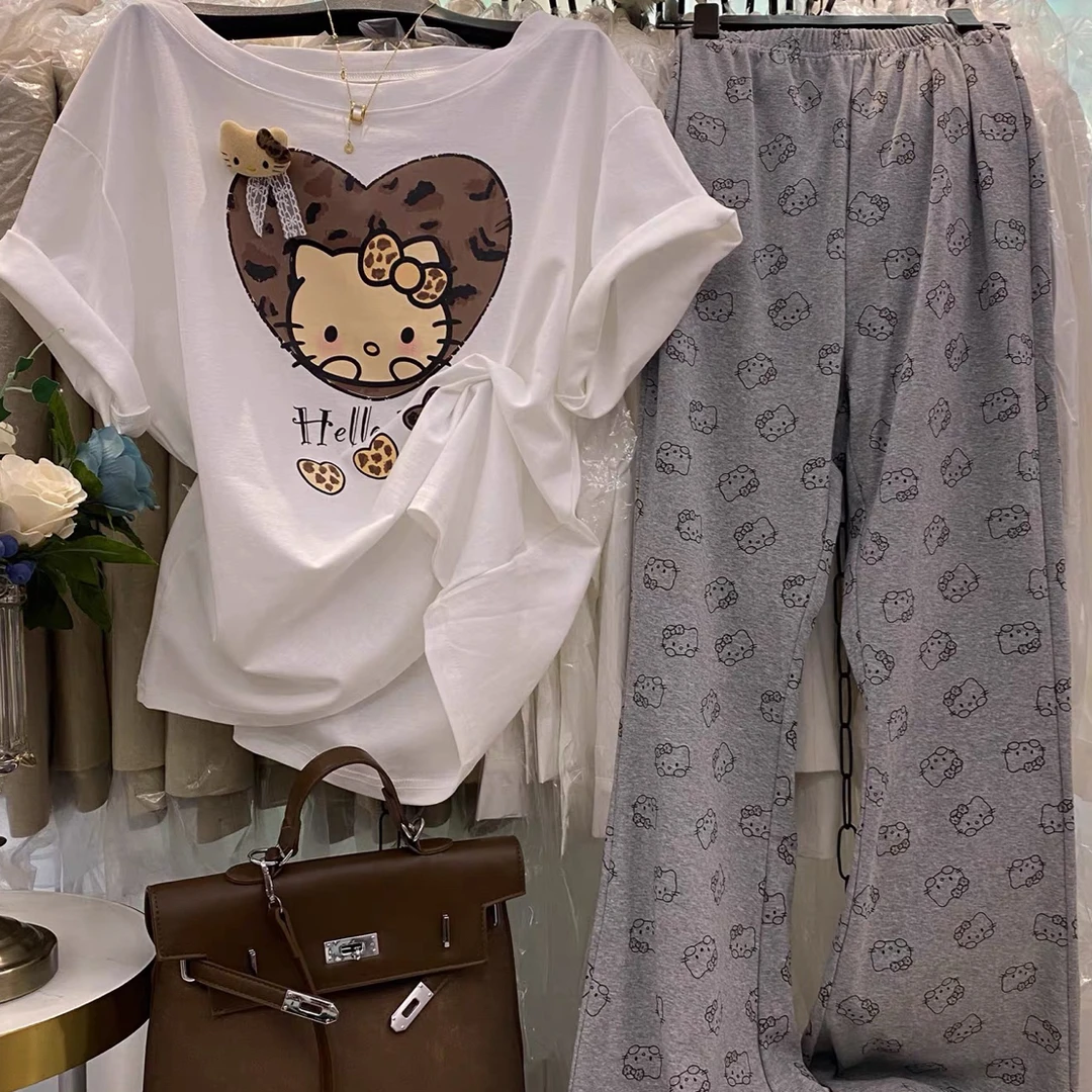 KT猫套装两件套套装