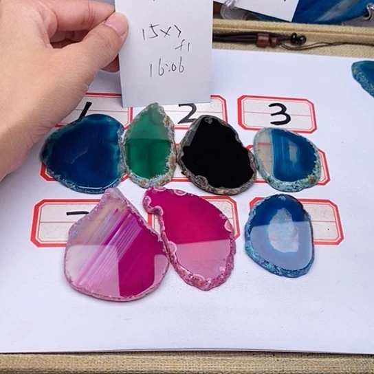 玛瑙/玉髓颈饰未镶嵌笑*