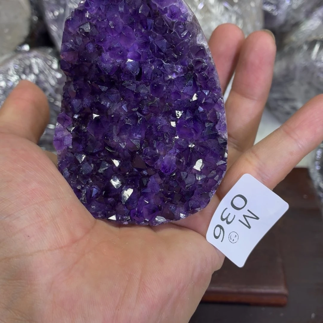 未镶嵌摆件紫晶水晶