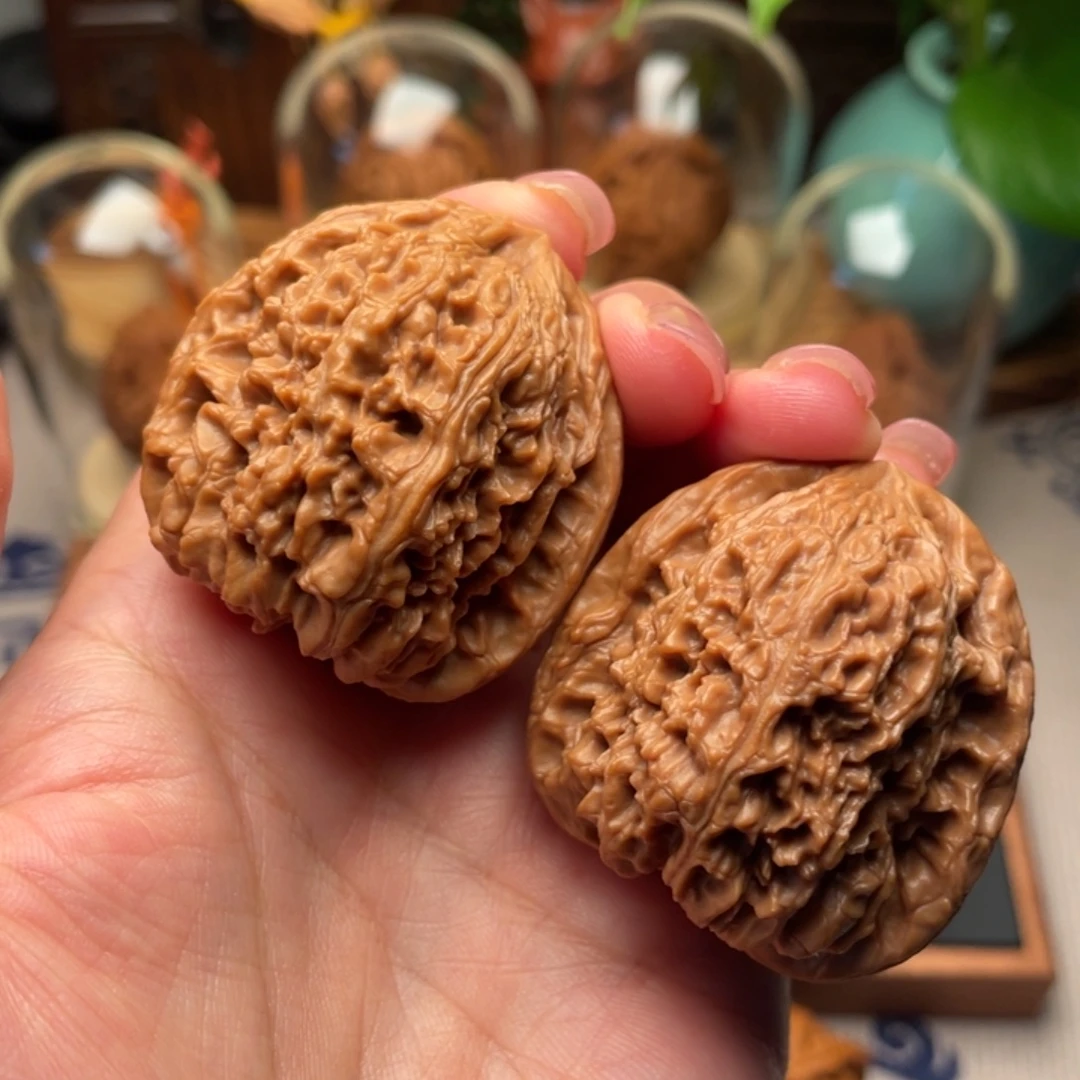 把件桃核全品红皮高炮南疆41+