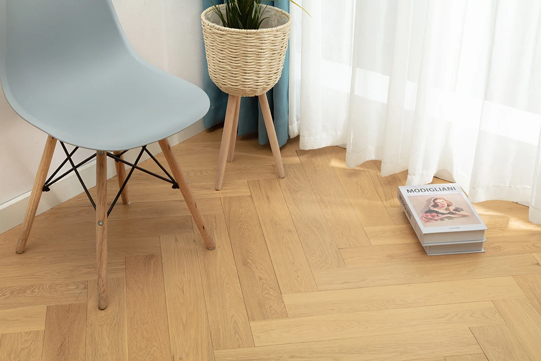 新三层橡木实木本色610×92×15