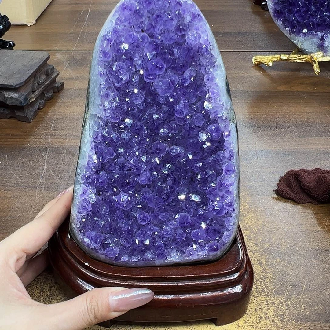 紫晶摆件未镶嵌福利