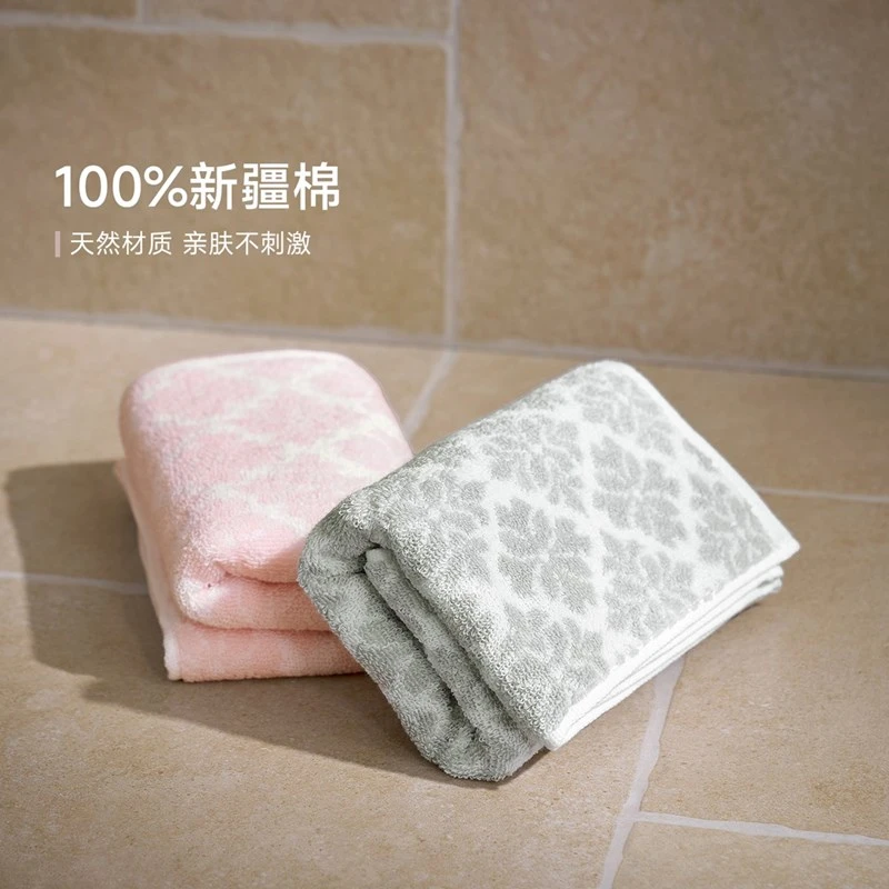 UCHINO/内野成人面巾全棉毛巾亲肤家用吸水洗脸柔软加厚情侣款