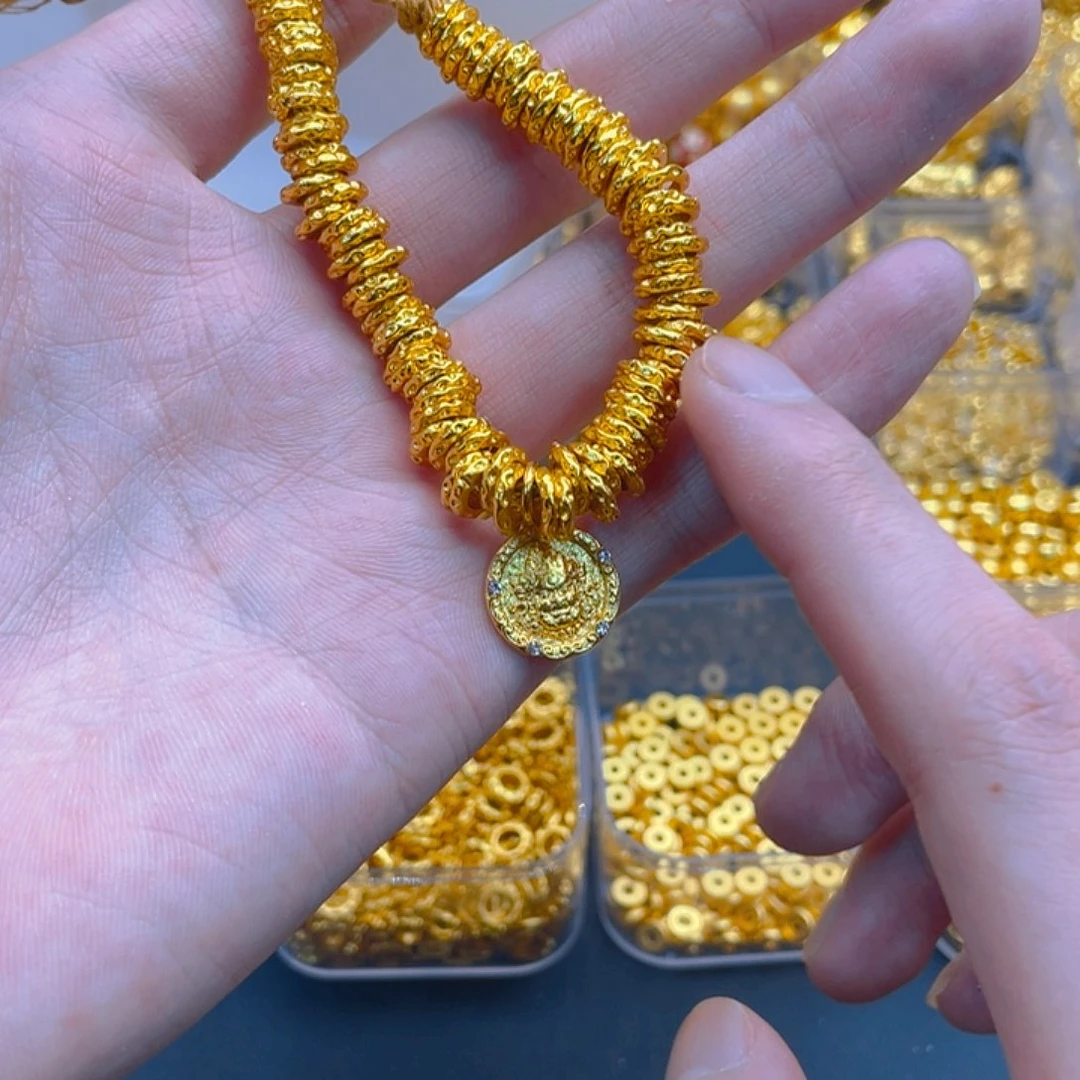 锆石铜合金盘缠8mm手链1