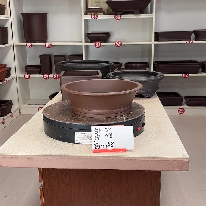 花盆紫砂下带圆盆