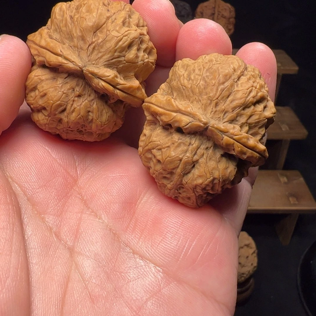 文玩核桃把件金蟾蛤蟆包40mm