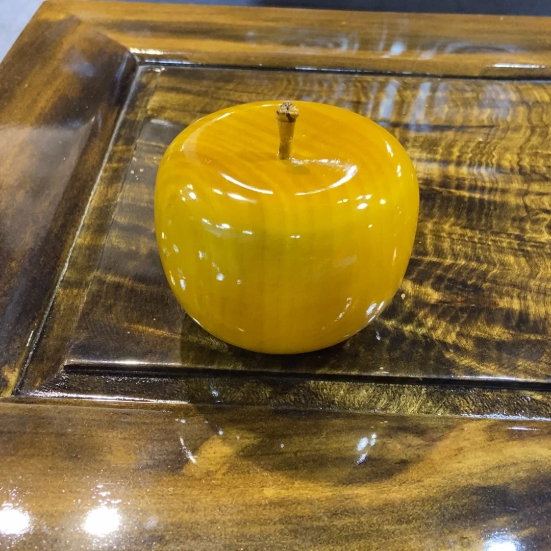 楠木苹果把件手把件一个