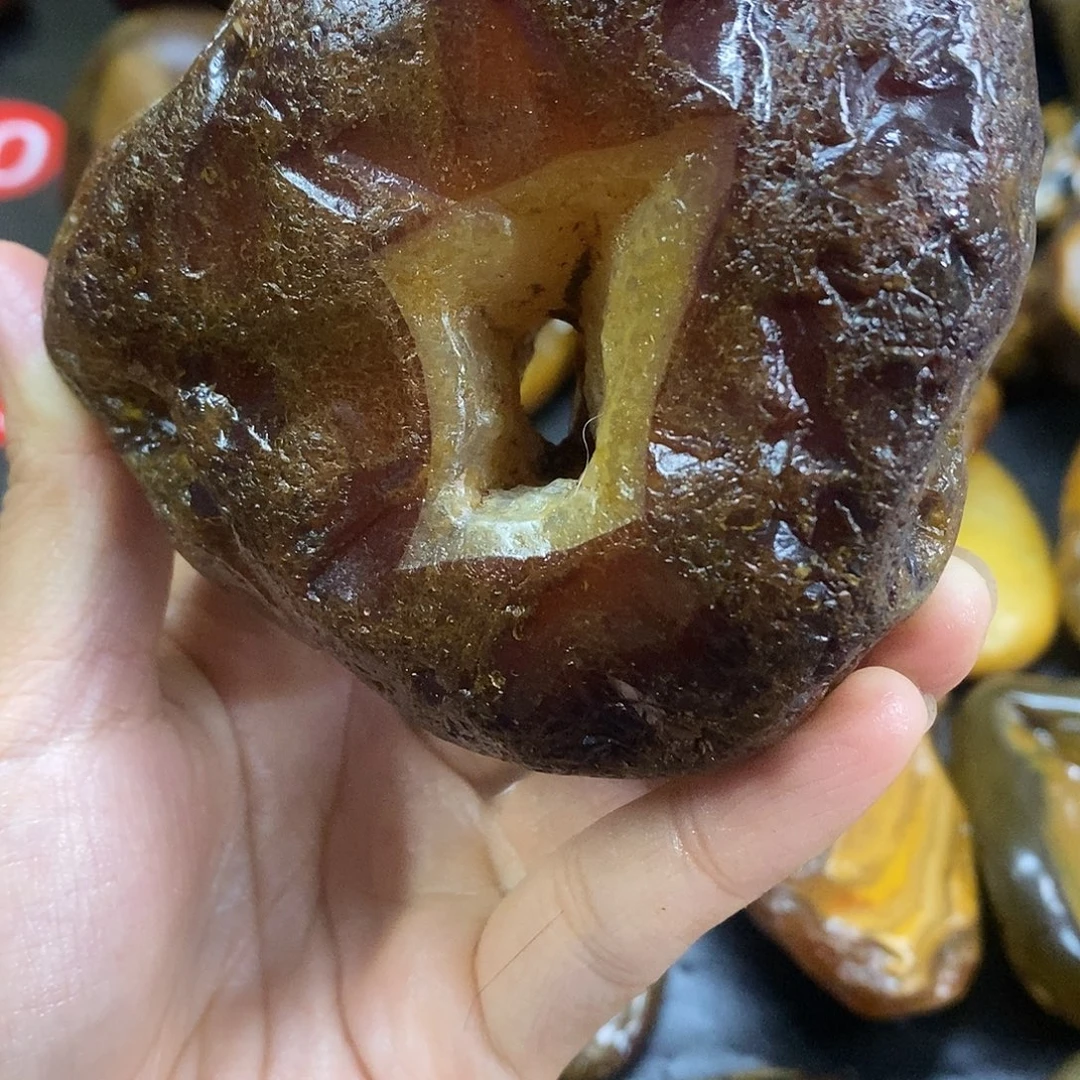 玛瑙/玉髓未镶嵌手把件