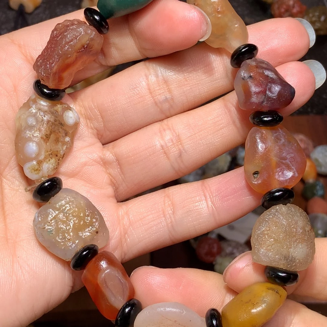 未镶嵌玛瑙/玉髓珠宝半成品