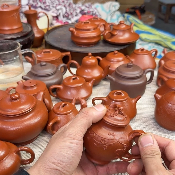 1***巷壶紫砂全手工制作报春