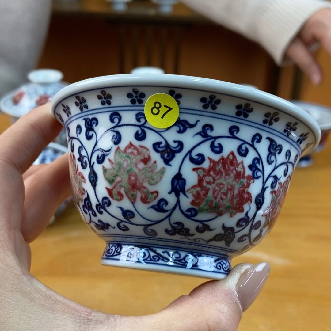 手绘现代茶具非古董