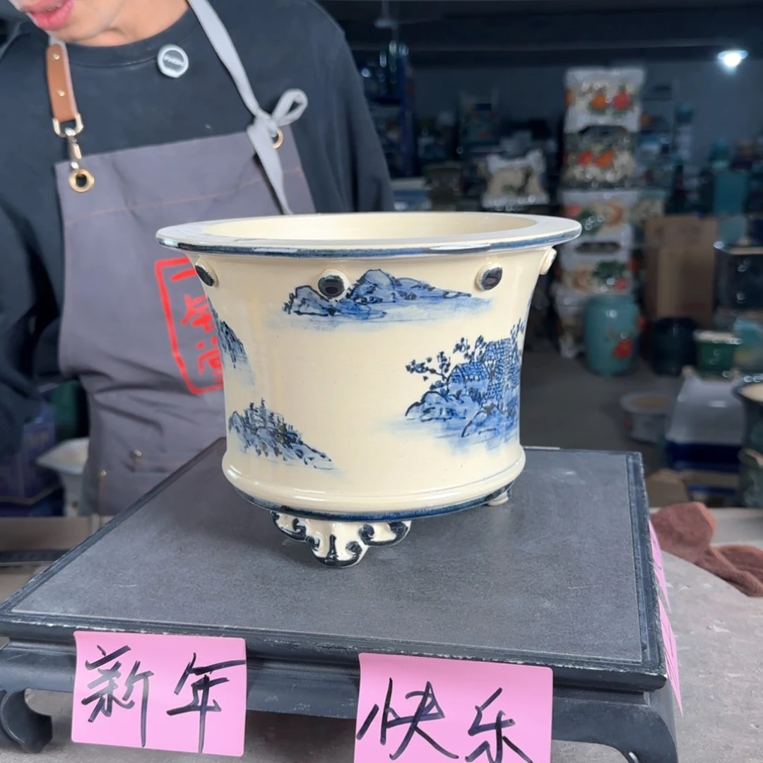 一风堂石湾花盆。