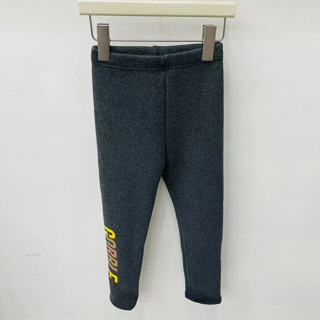 实体品牌童装大童印花无骨拼接一体绒打底裤3422037623