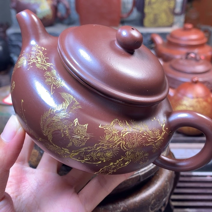 紫砂茶壶原矿手工223