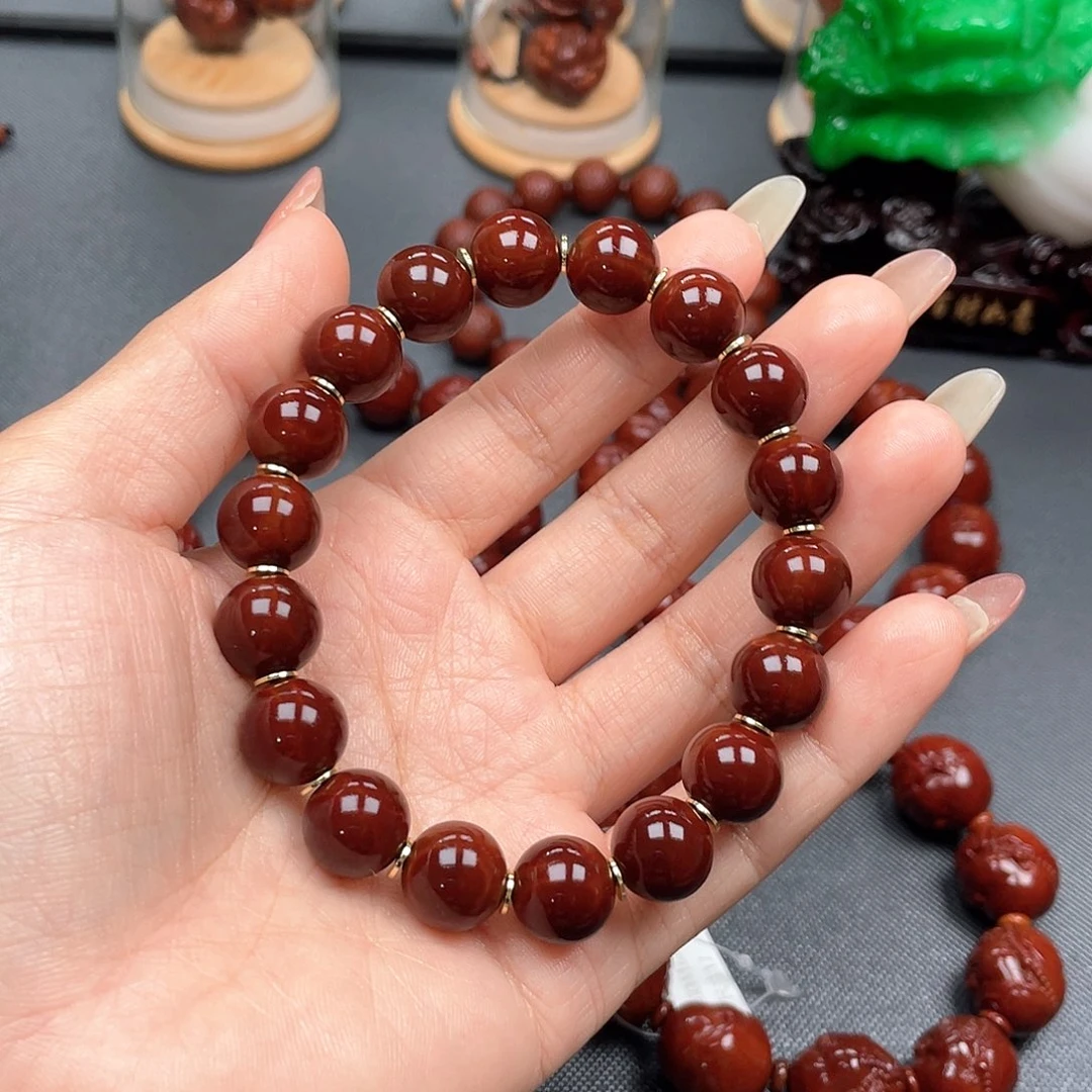 风***1手串橄榄核光珠手串