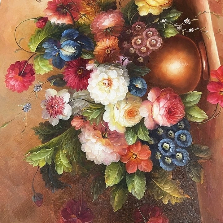 油画恭喜嘻嘻仔仔细细