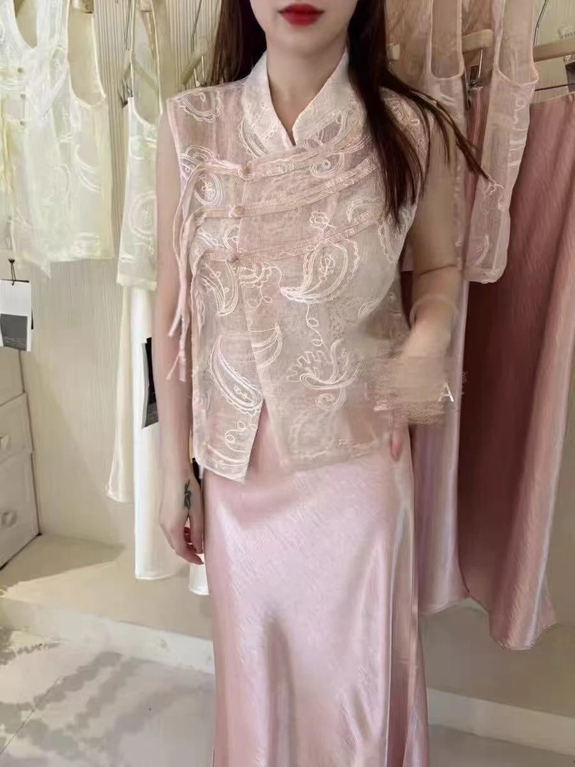 （9.9元-39.9元）WENWEN 2025夏季新款连衣裙旗袍或套装