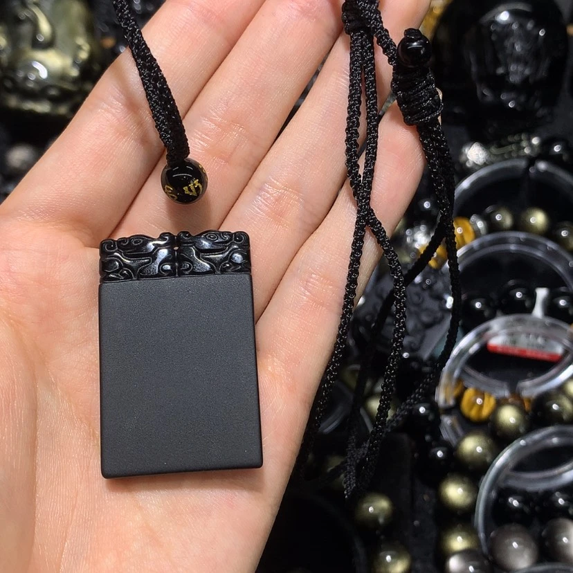 【闪购商品】未镶嵌黑曜岩珠宝奇石硕**贝