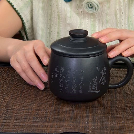 茶杯紫砂高货放漏