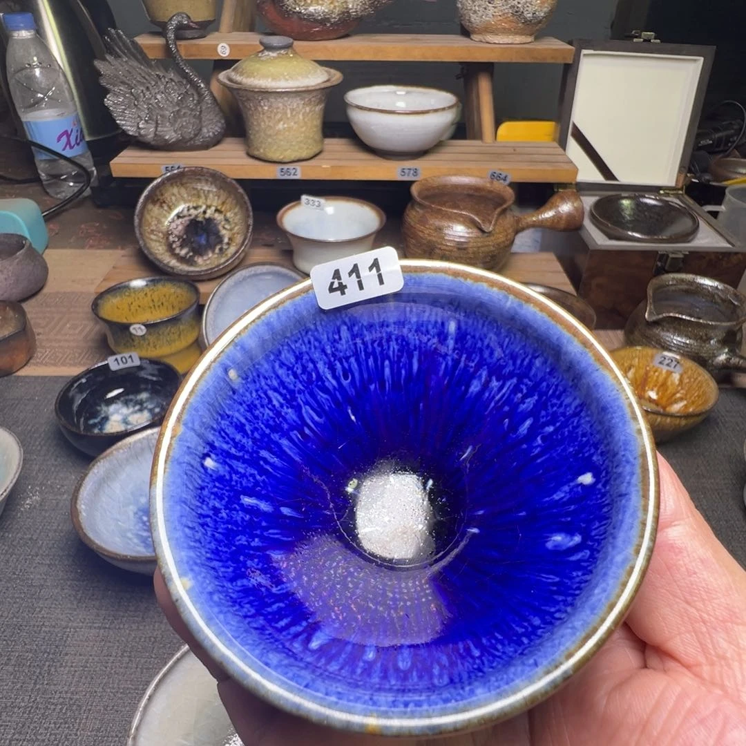茶盏边***?纯手工建盏411号