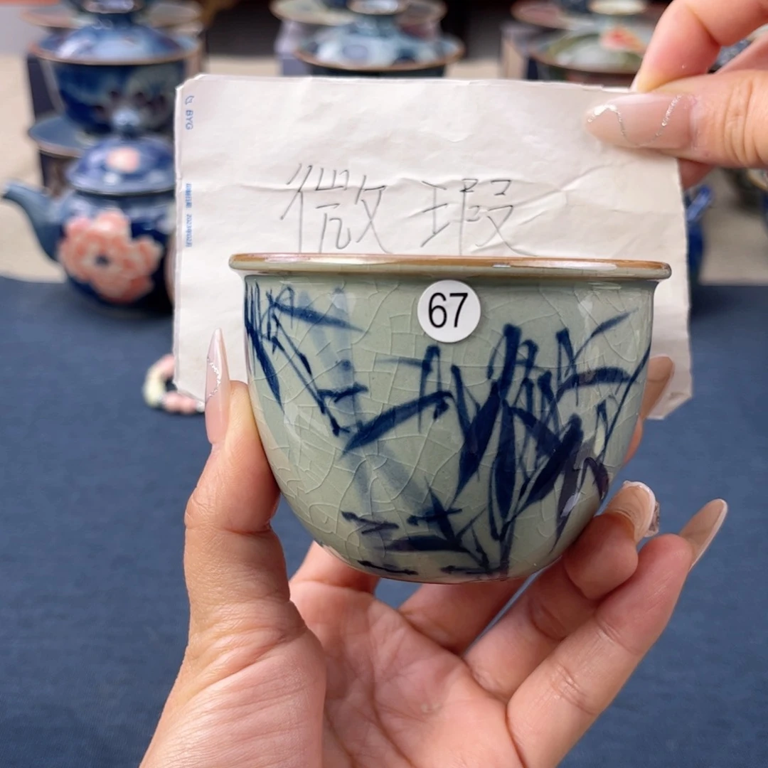 杯景德镇手绘手工茶具