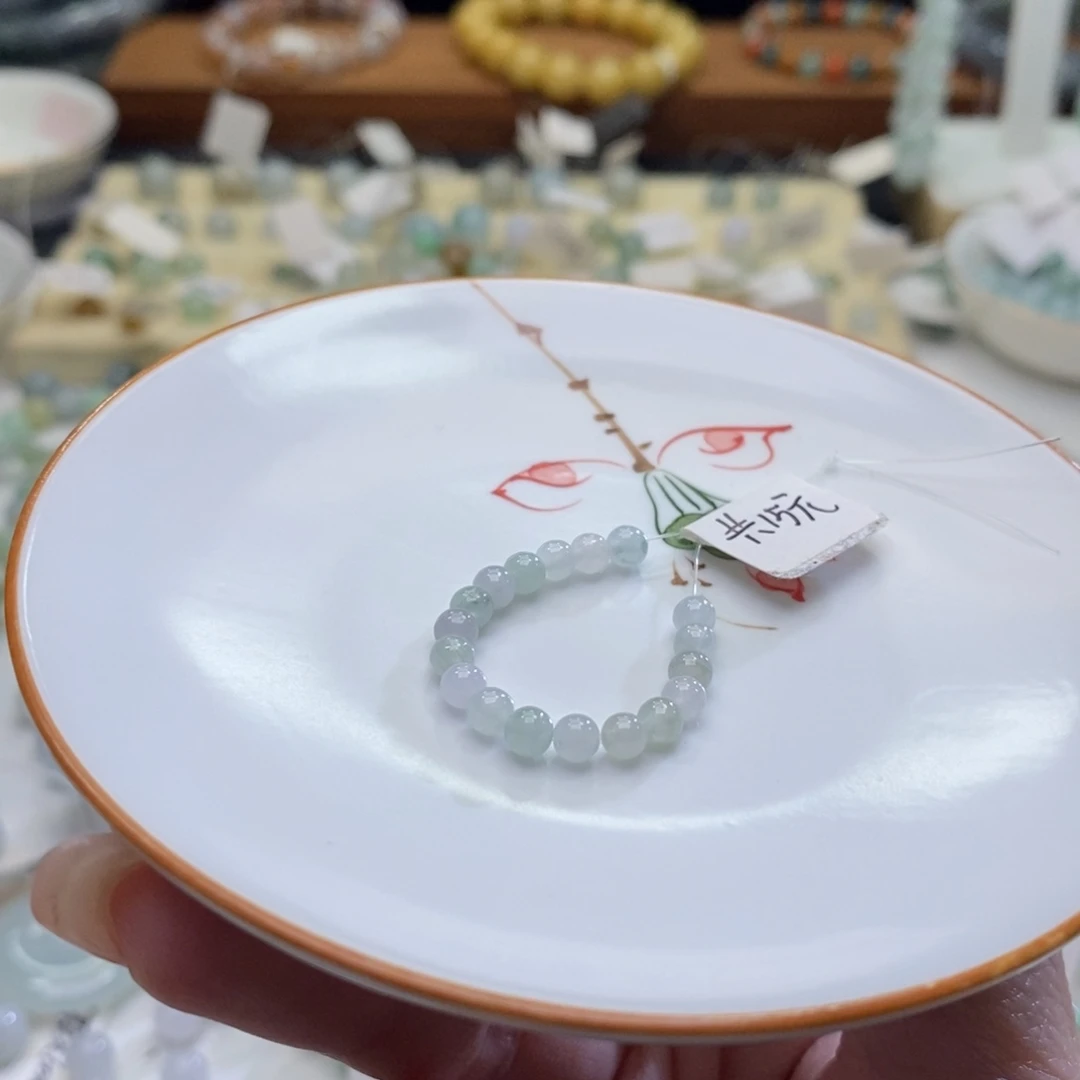 未镶嵌手链翡翠翡翠d129卡3.4