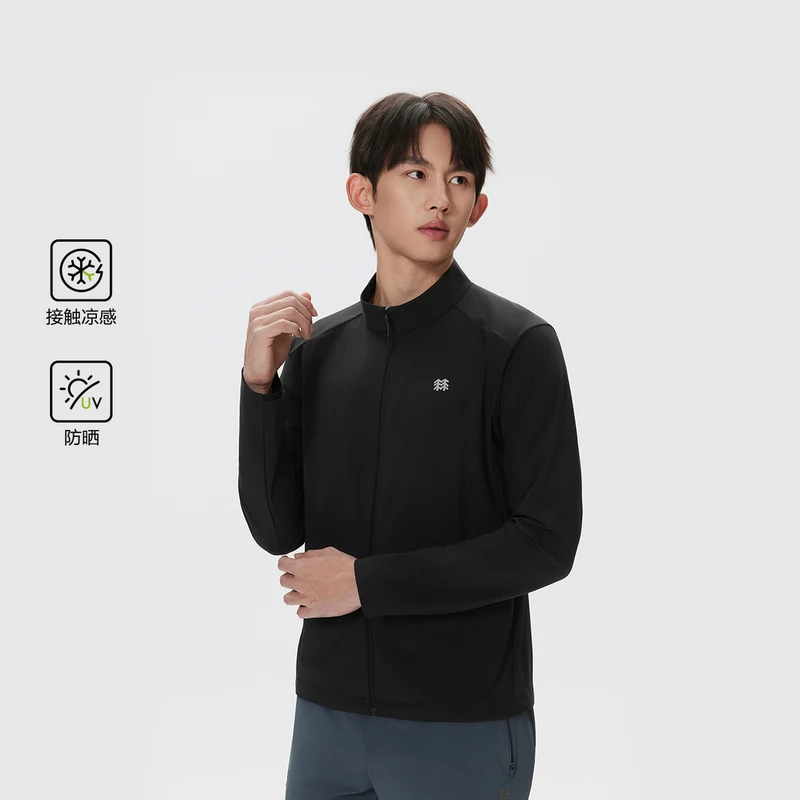 KOLON SPORT可隆外套男立领夹克X-TRICOT接触凉感UPF50+防晒衣