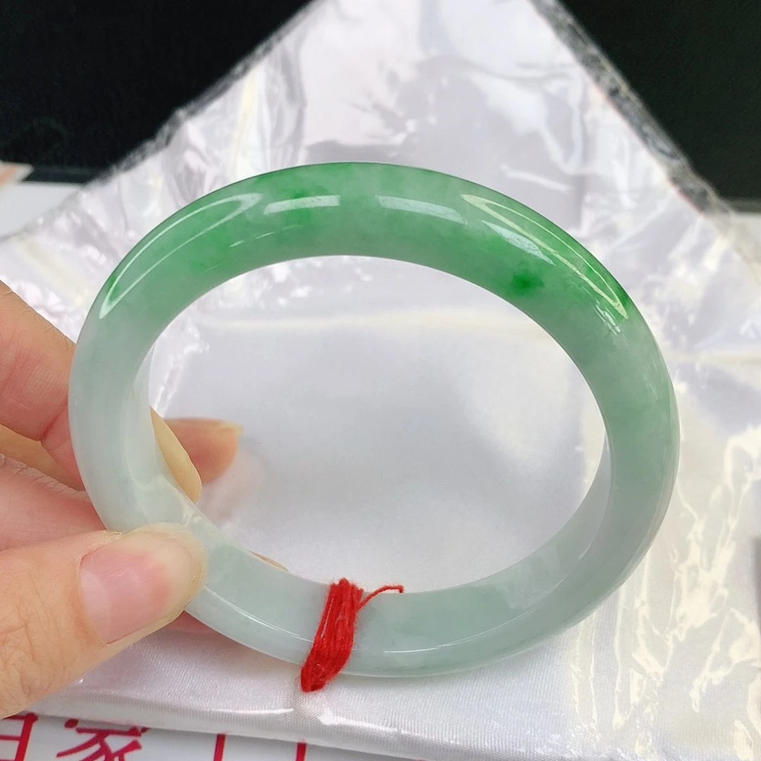 翡翠手镯未镶嵌缅甸天然翡翠A货手镯113